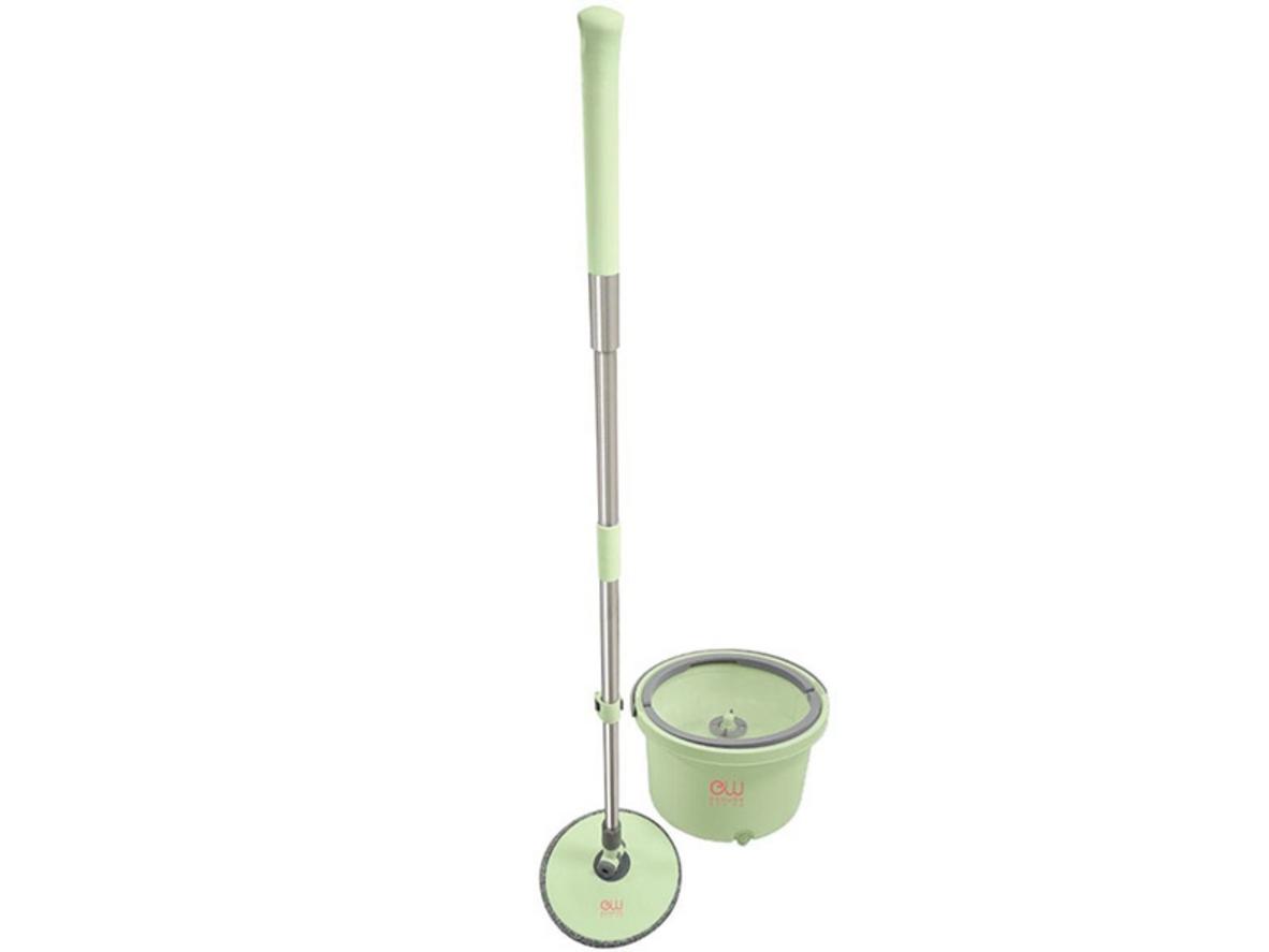 Cơ chế ly tâm và vòi phun lốc xoáy giúp bông lau được giặt sạch hơn trong từng lượt sử dụng.