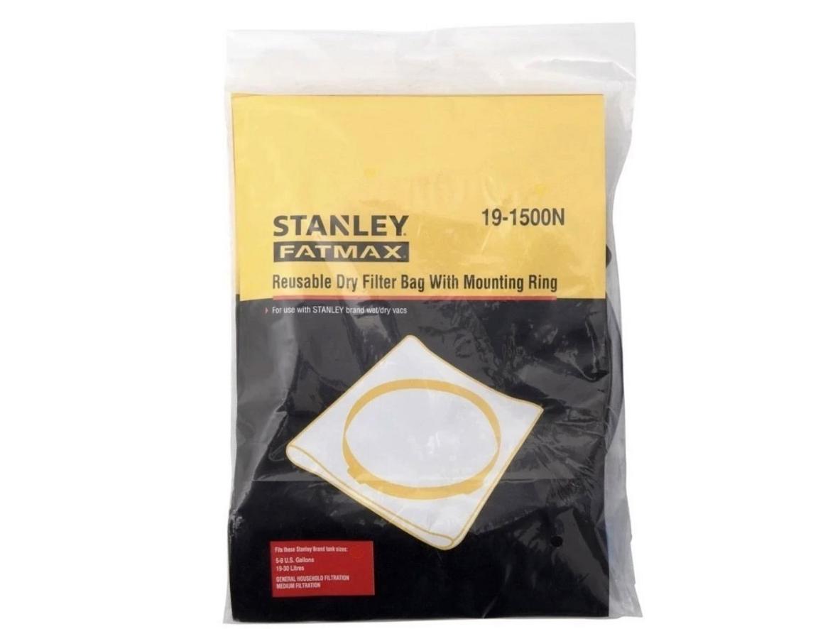 Lắp đúng bộ lọc bụi giấy và vòng giữ Stanley 19-1500N giúp máy hút bụi Stanley vận hành ổn định hơn.