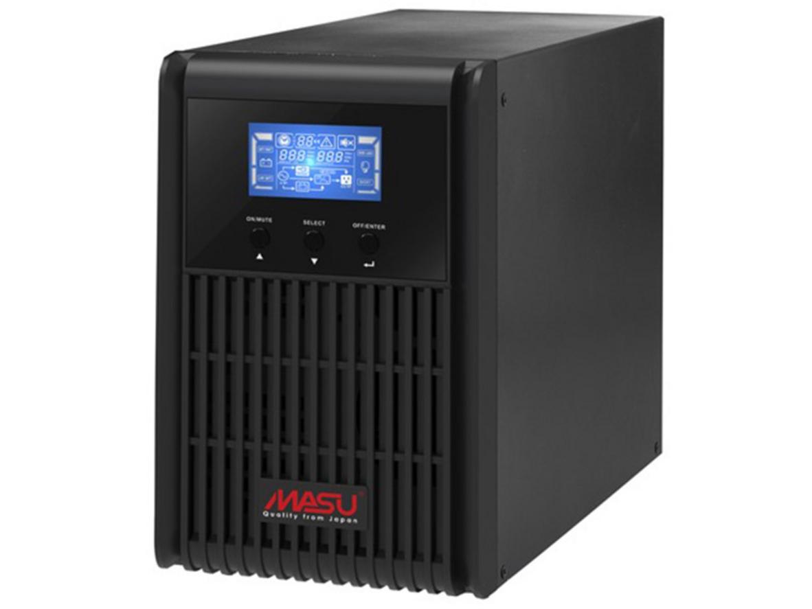 Masu MS 1KS LCD 1.000VA/900W cho nguồn dự phòng sạch, ổn định liên tục