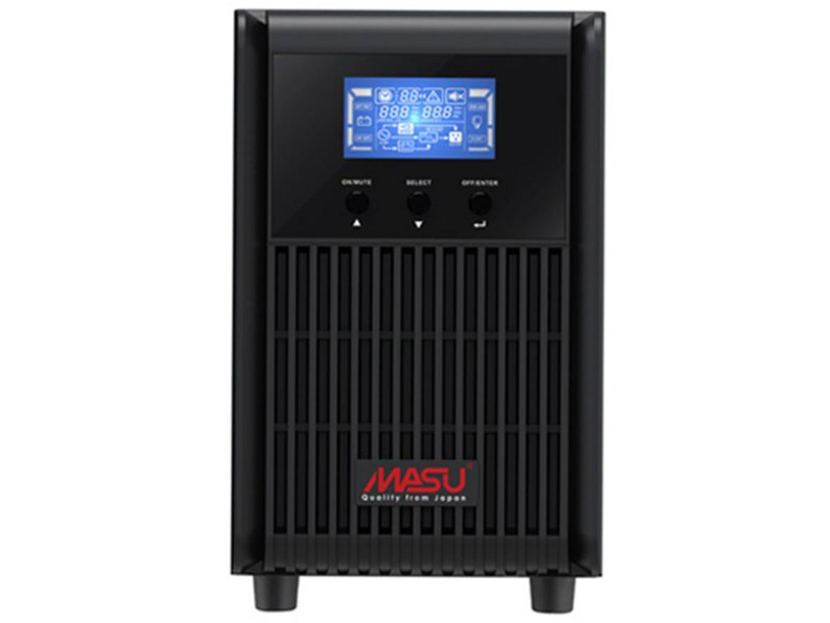 Cấu hình 2.000VA/1.800W, PF ≥ 0.9 và điện áp vào 110 - 300 VAC giúp UPS online hoạt động ổn định cho tải nhạy cảm.