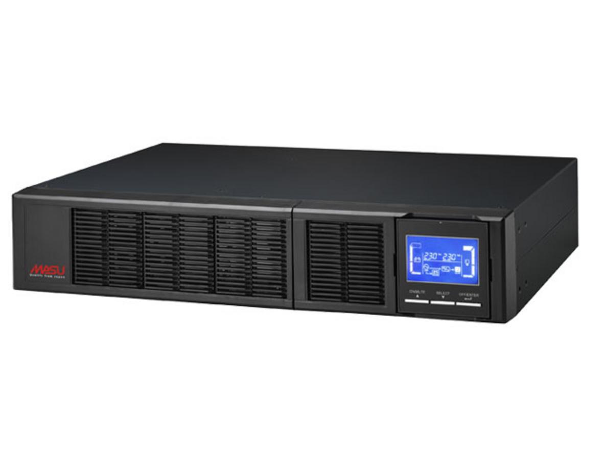 Masu MS-2KRS LCD thiết kế rack 2U gọn, phù hợp cho server nhỏ, camera và thiết bị mạng.