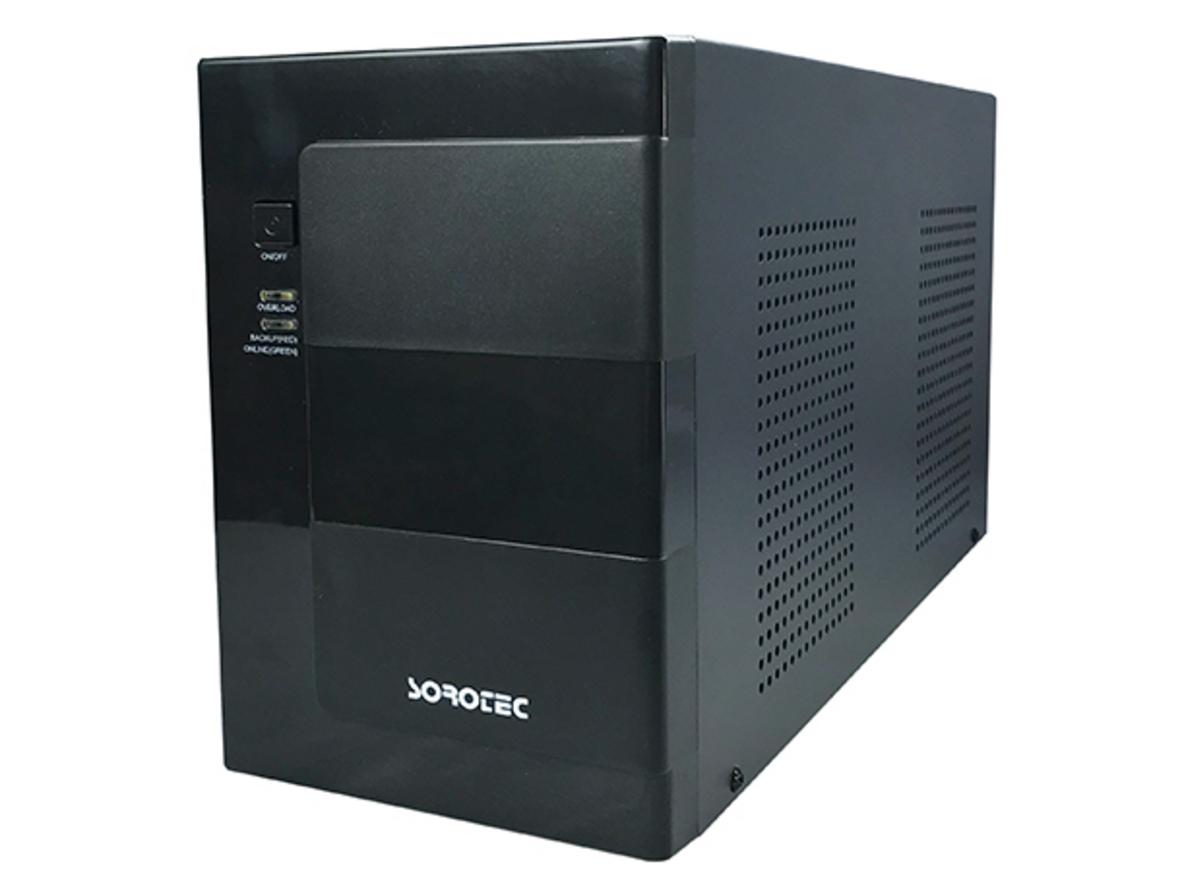 Sorotec BL2000 2000VA/1200W phù hợp cho máy tính văn phòng, camera và thiết bị mạng.