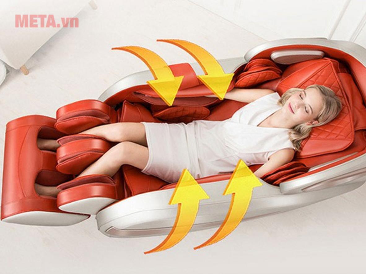 Body Scan và da PU cao cấp tăng trải nghiệm sử dụng.