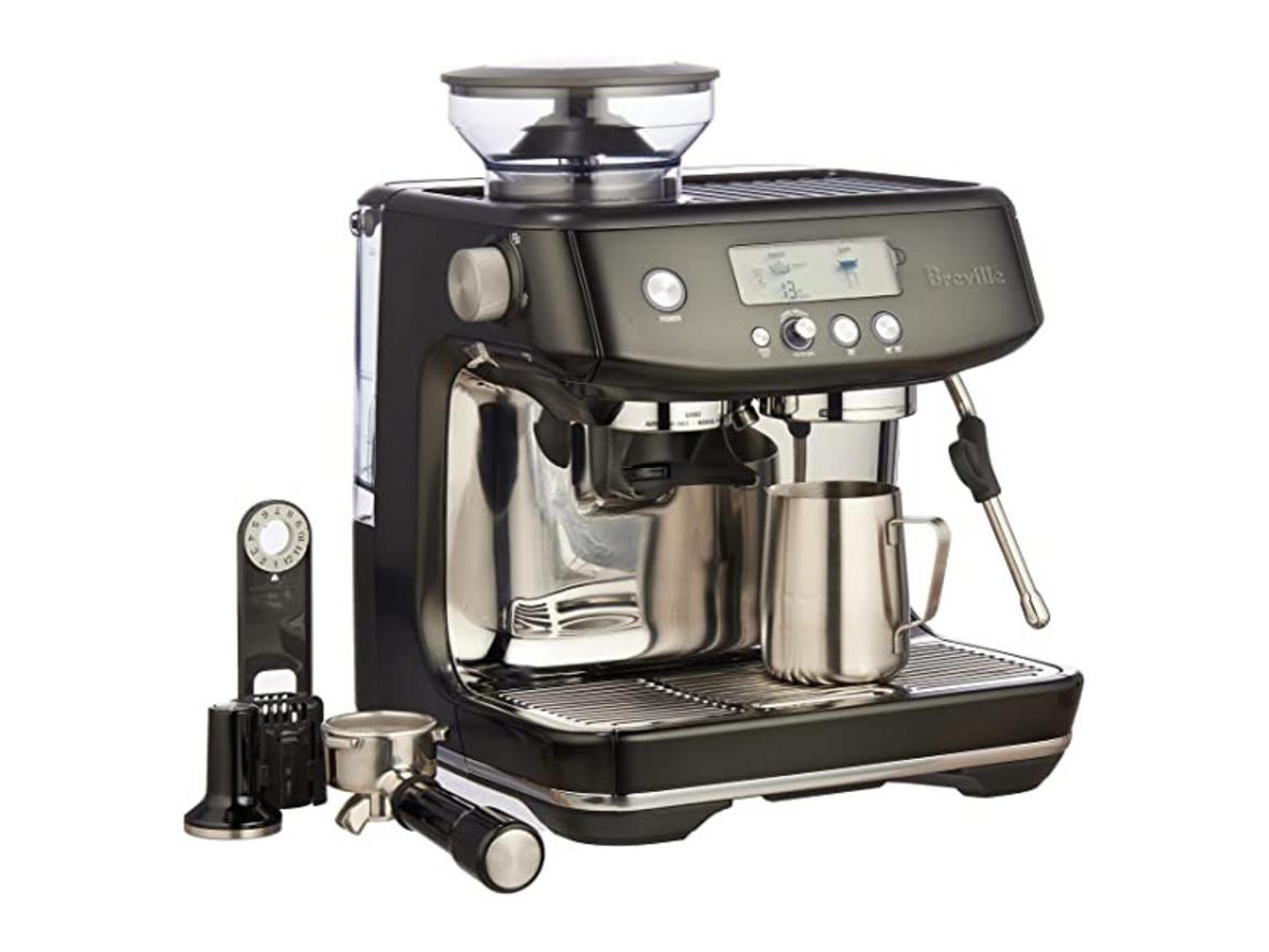 Breville BES878BSS/BST nổi bật với thiết kế all-in-one gọn gàng và thao tác nhanh.