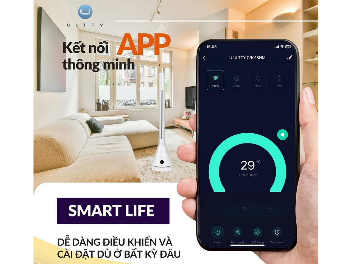 Bù ẩm Ultrasonic giúp không khí dễ chịu hơn trong mùa lạnh