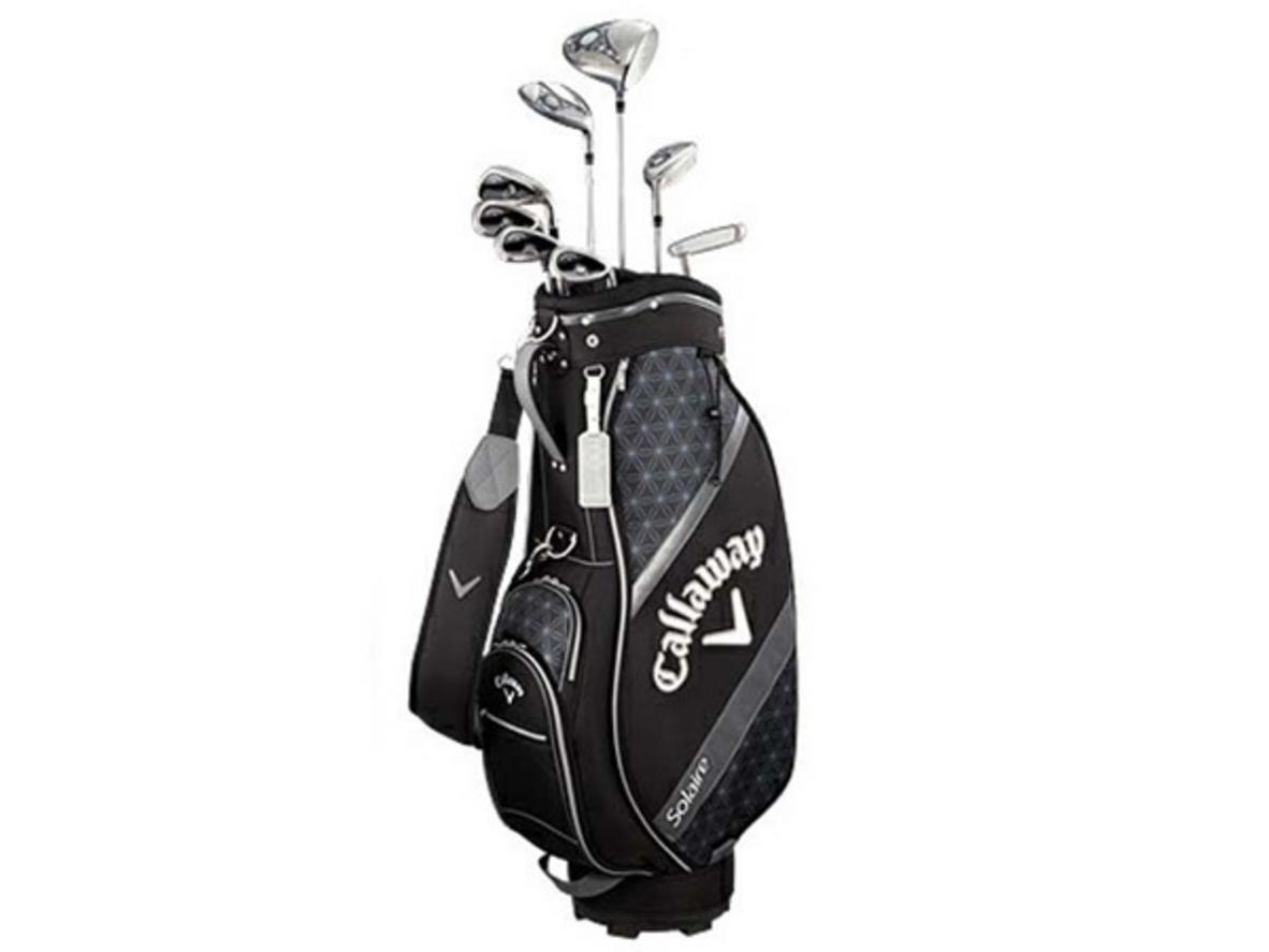 Cấu hình 8 gậy đồng bộ của Callaway Solaire 18 Lady giúp golfer nữ dễ bắt đầu hơn.