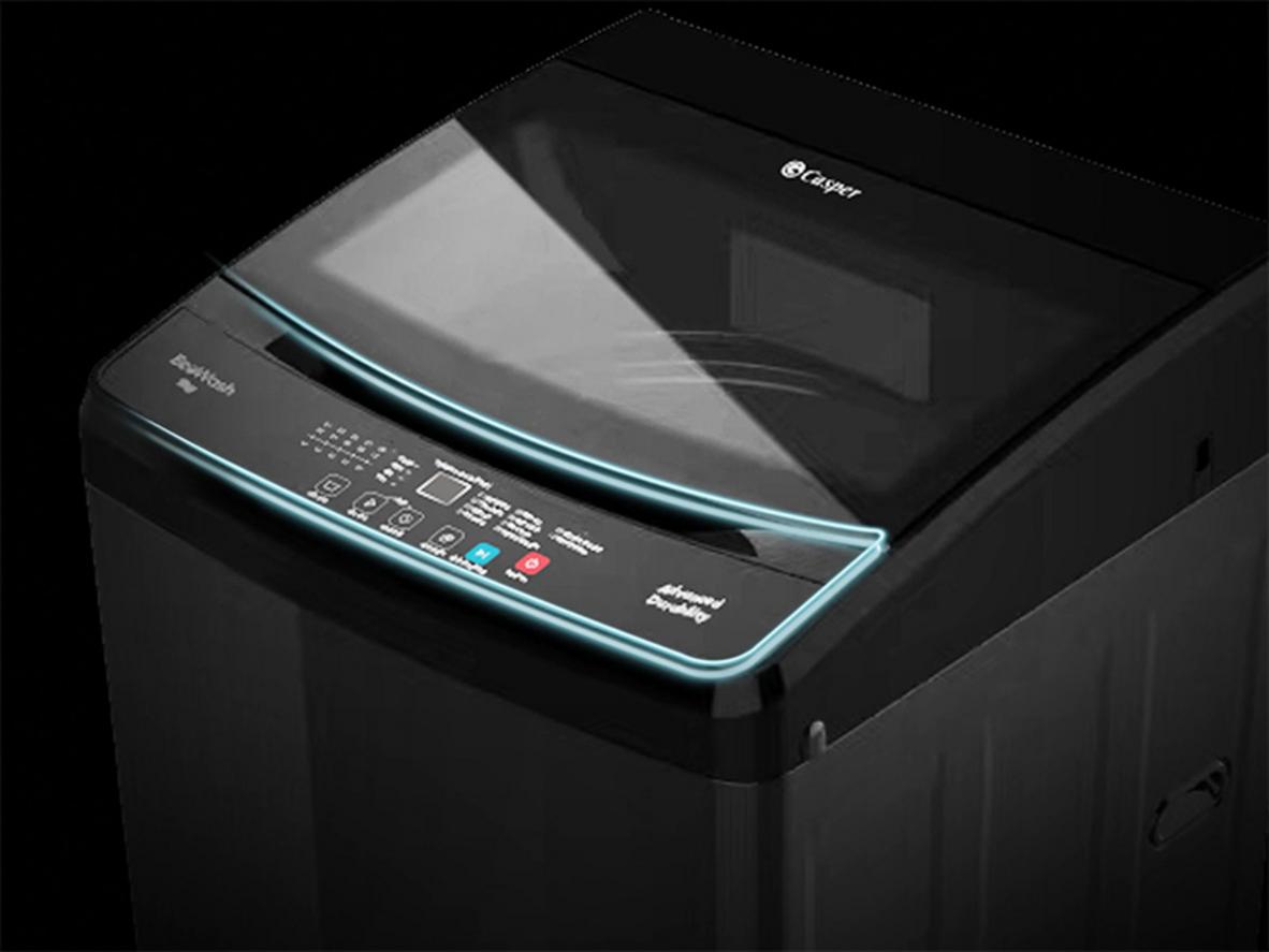 Thiết kế cửa trên dễ thao tác, phù hợp nhu cầu giặt giũ hằng ngày.