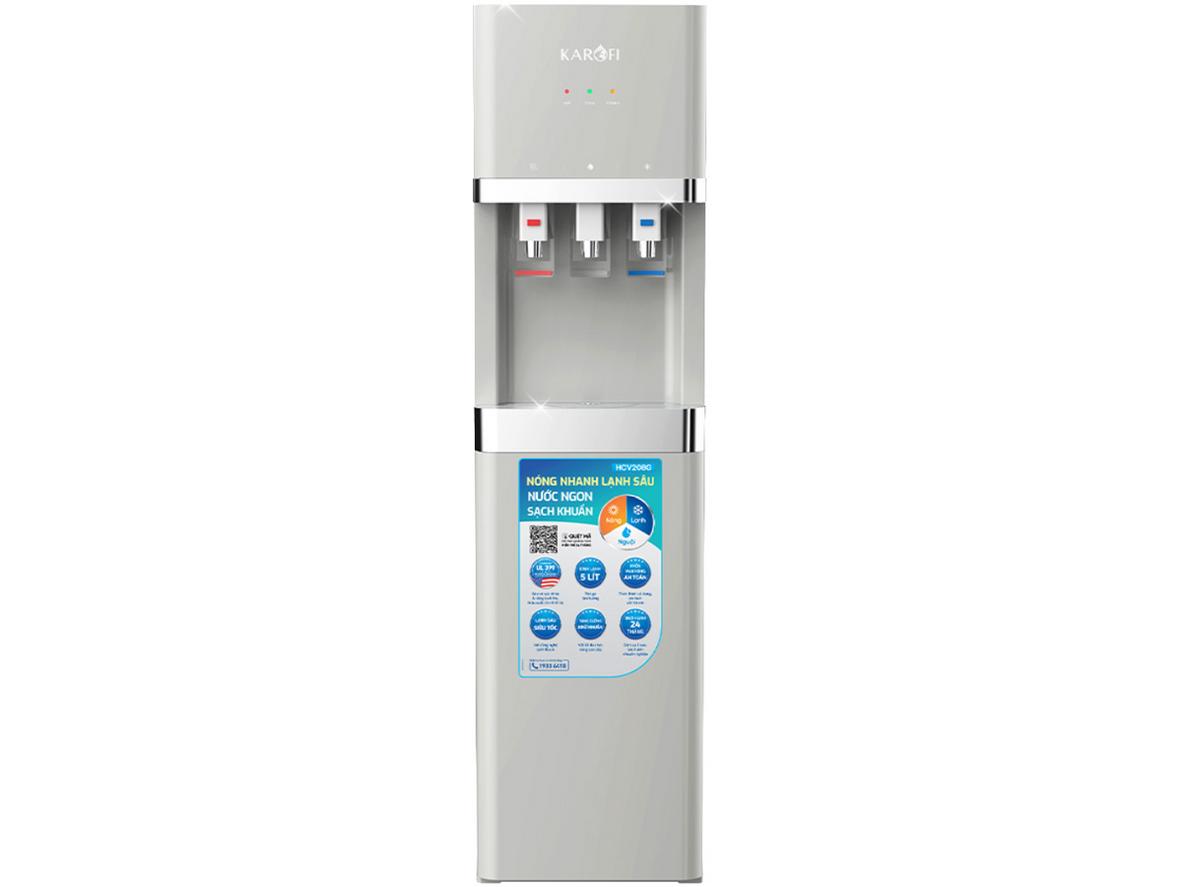 Karofi HCV208G thiết kế bình âm gọn gàng, phù hợp gia đình và văn phòng.