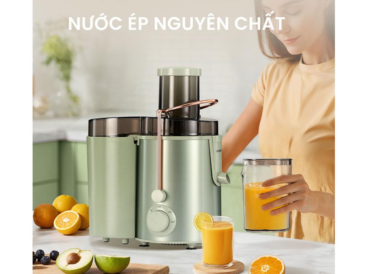 An tâm hơn nhờ chất liệu thép không gỉ, cốc AS và ngăn bã PP