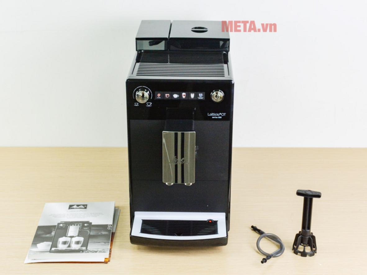 Cối xay thép không gỉ giúp Melitta Latticia OT xay êm và chiết xuất ổn định.