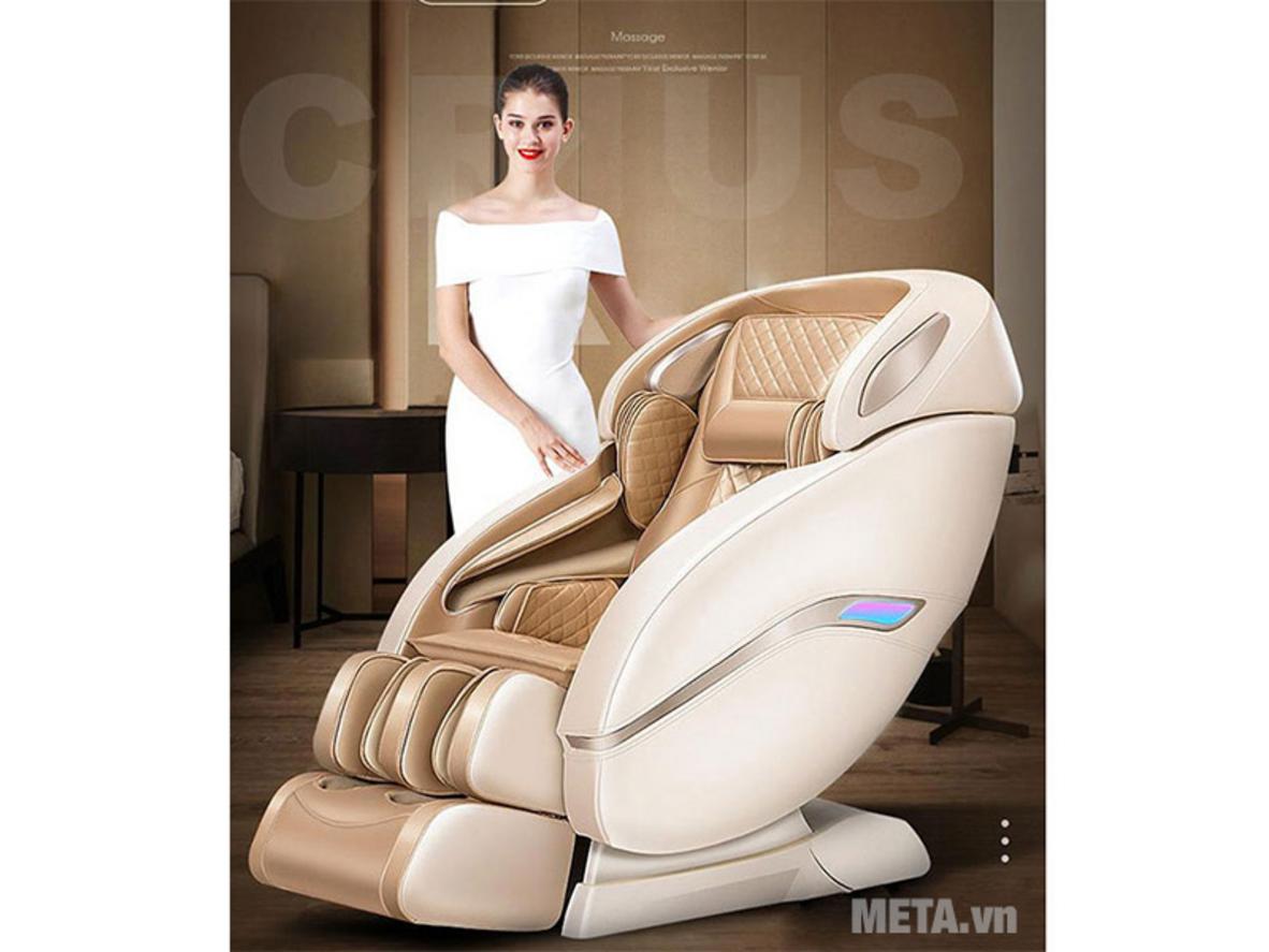 Con lăn 4D kết hợp 52 túi khí mang lại trải nghiệm toàn thân