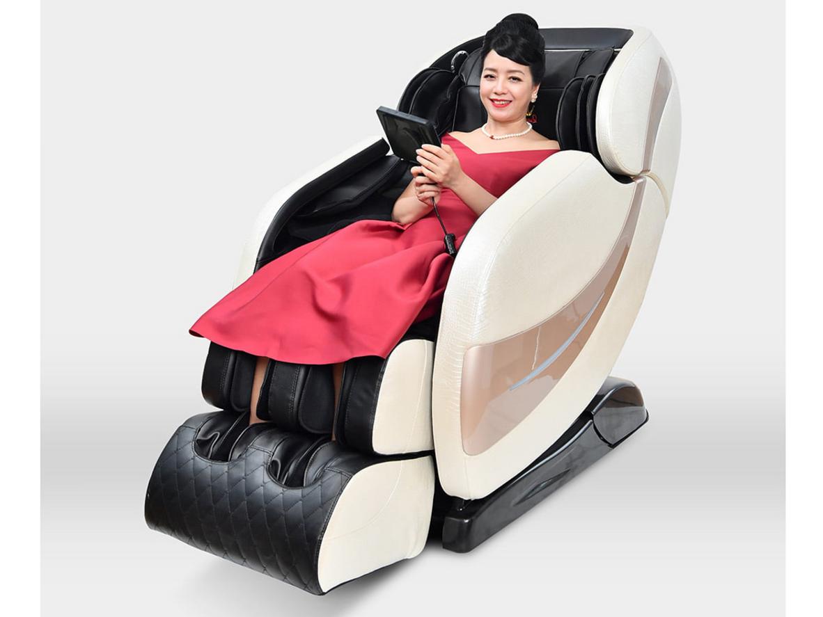 Con lăn kép Ngọc Linh cho cảm giác massage sâu hơn.