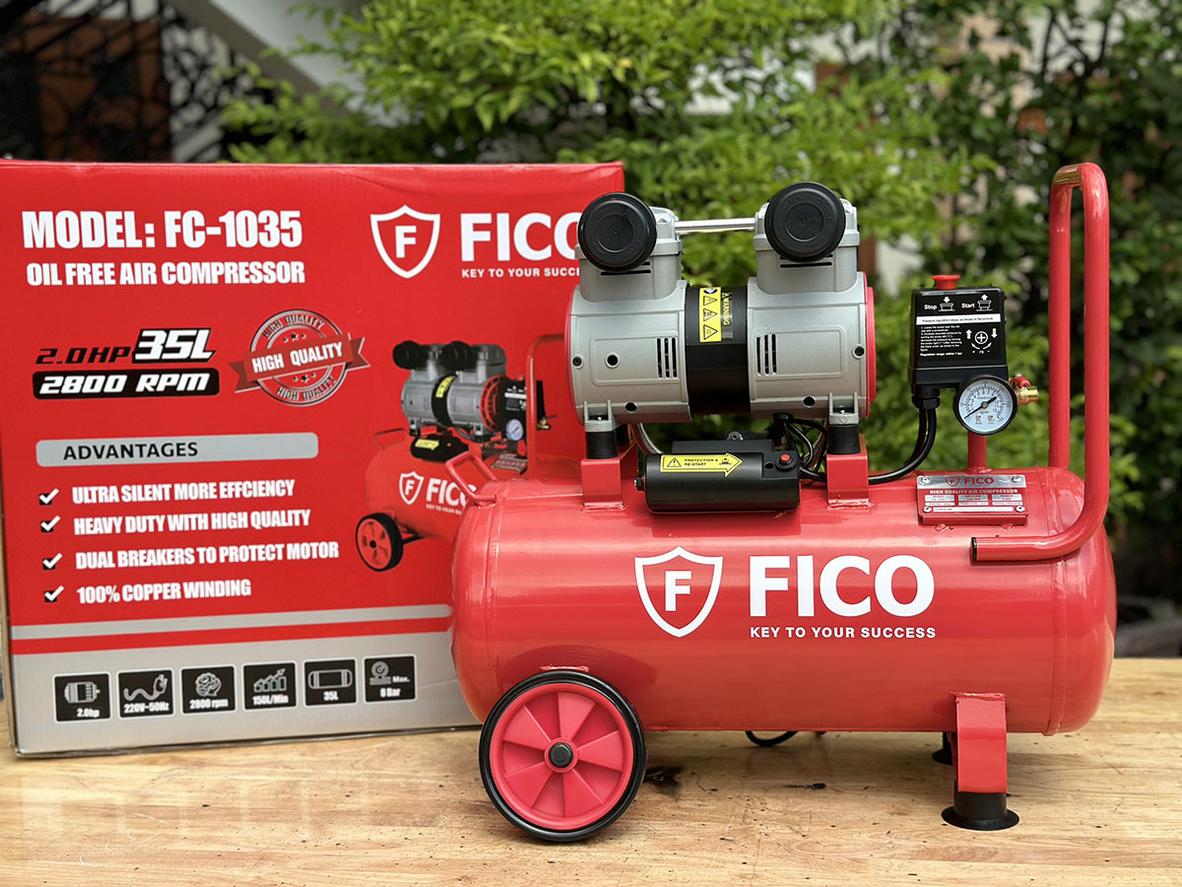 Công suất 2HP mang lại hiệu suất ổn định cho nhu cầu khí nén nhỏ đến vừa.