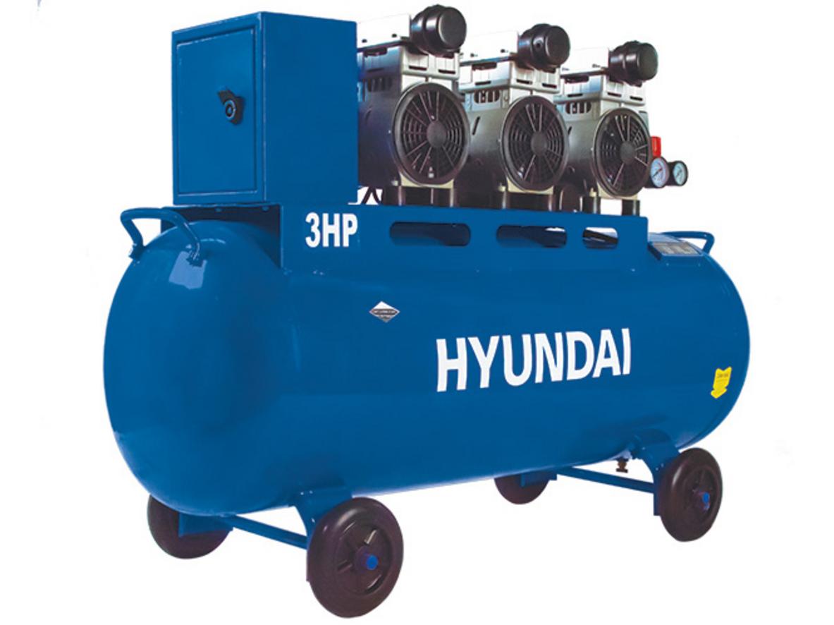 Công suất 3HP và bình 100 lít giúp máy vận hành ổn định.