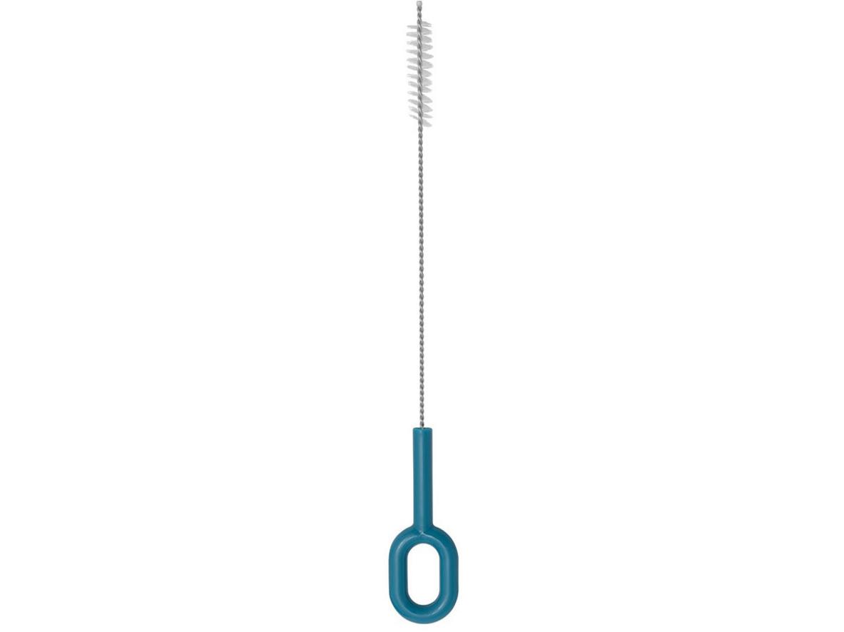 Đầu cọ silicon mềm giúp vệ sinh êm và hạn chế trầy xước.