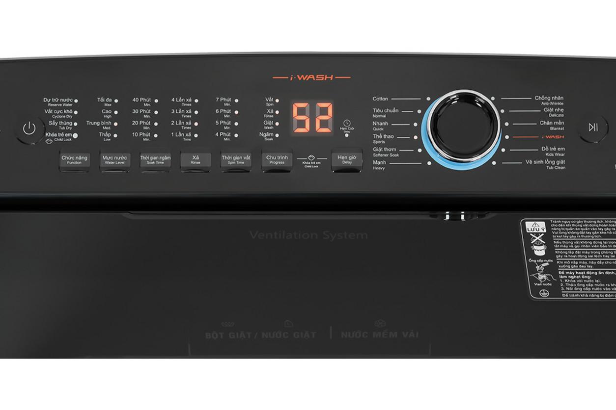 DD Inverter và truyền động trực tiếp giúp máy vận hành êm hơn.
