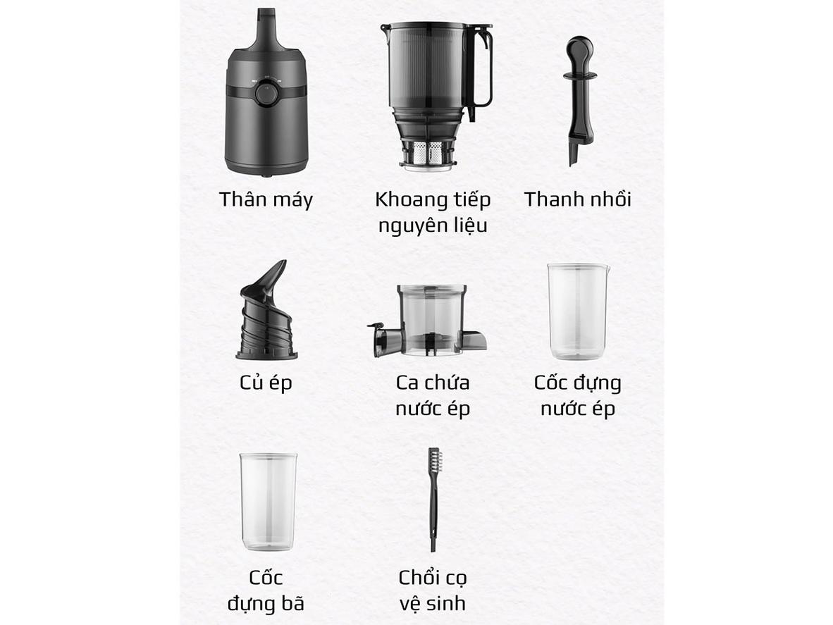 Thiết kế dễ tháo lắp, vệ sinh nhanh chóng