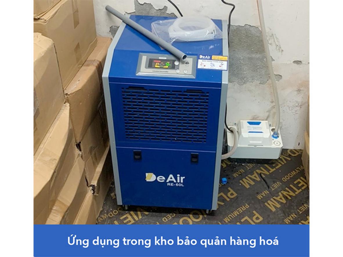Dàn tách ẩm chống ăn mòn giúp DeAir.RE-60 bền hơn trong môi trường ẩm.