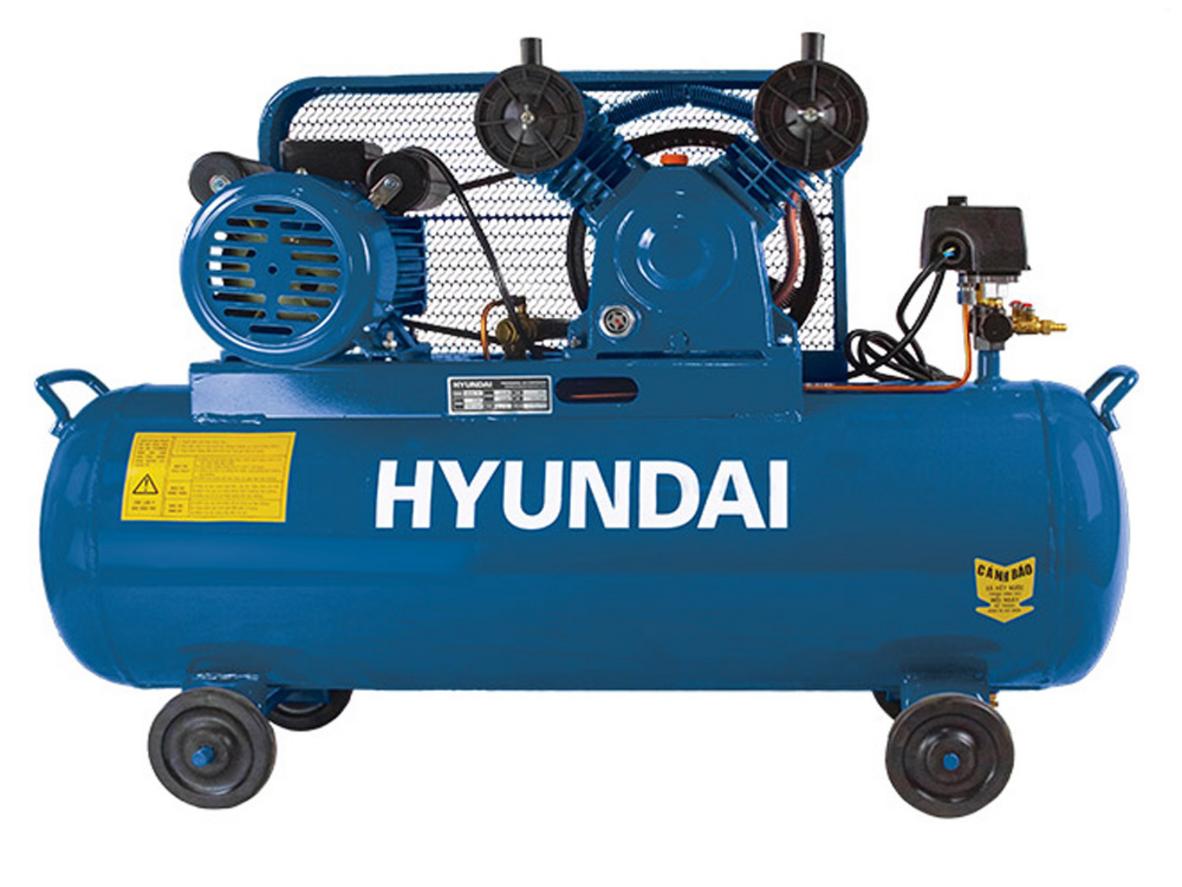 Điện 220V và 2 xi lanh giúp máy dễ lắp đặt, dễ sử dụng.