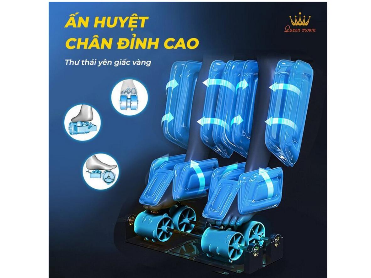 Điều khiển giọng nói và ngả không trọng lực 190 độ