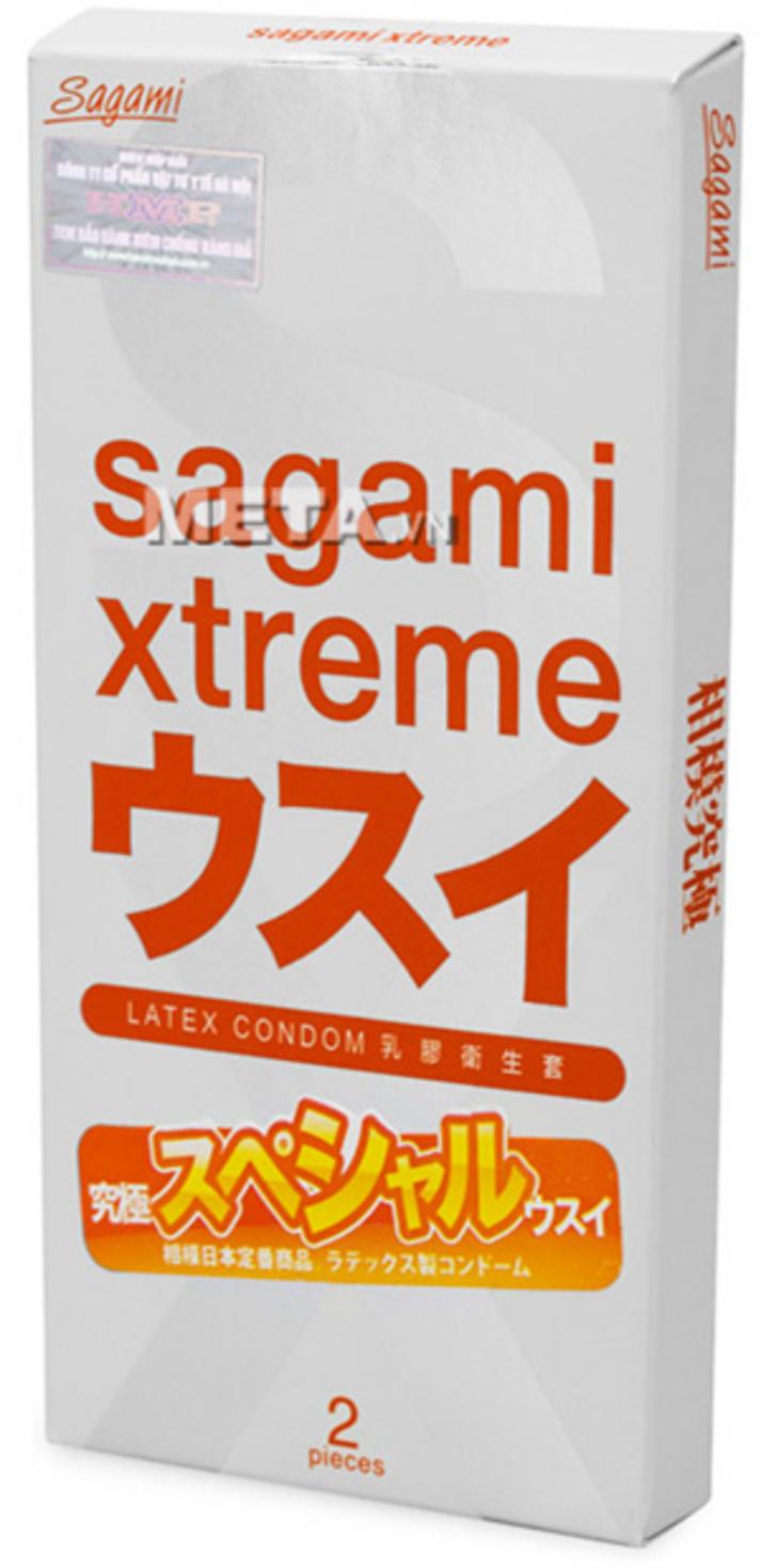 Độ mỏng khoảng 0.03mm–0.04mm giúp Sagami Xtreme Superthin tạo cảm giác gần gũi hơn.