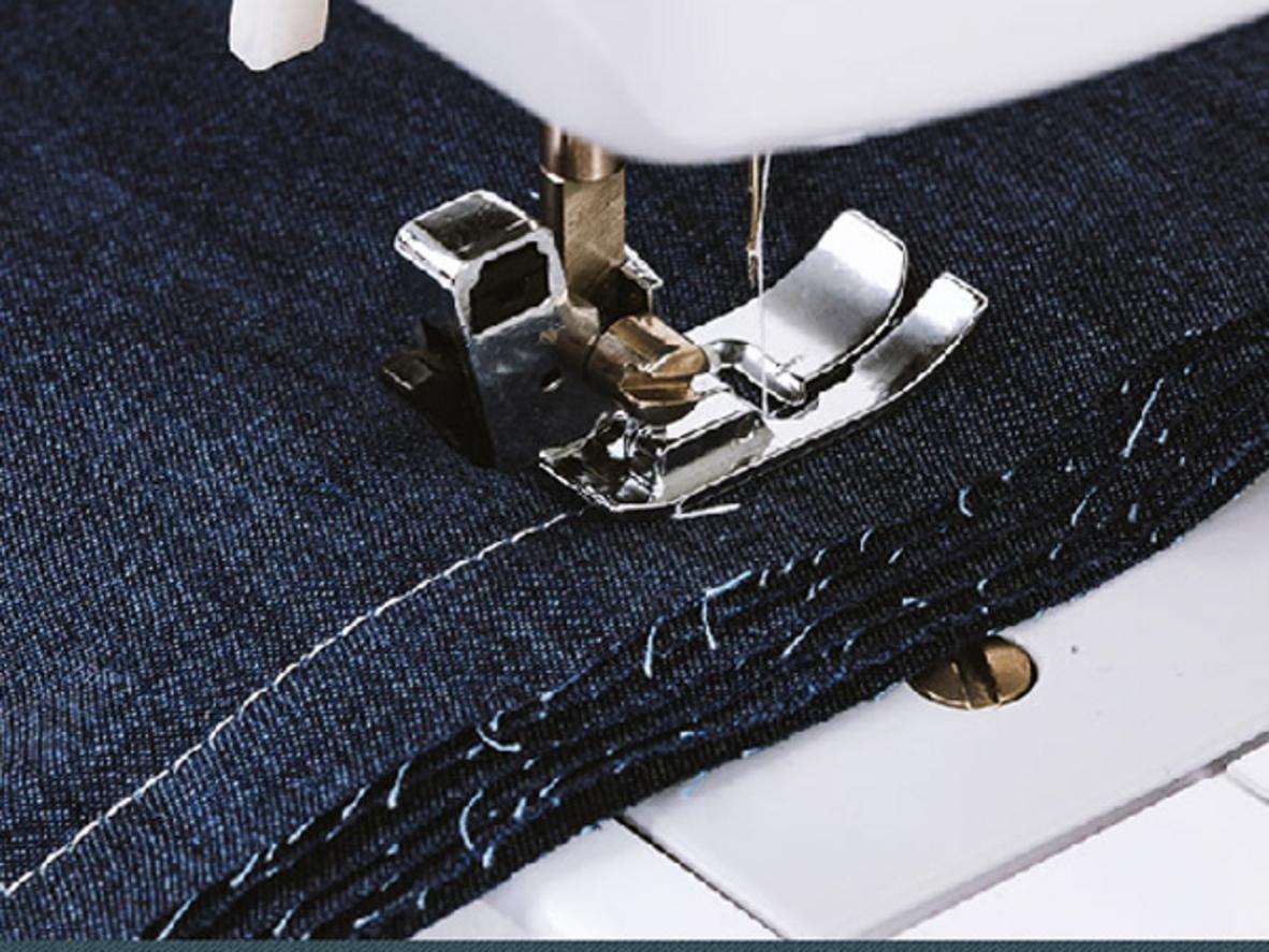 Độ rộng mũi may 7mm tạo hiệu ứng đẹp mắt
