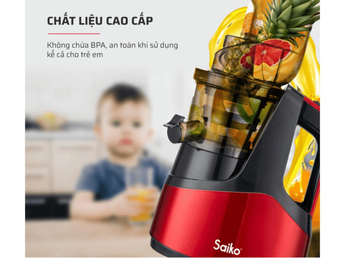 Động cơ DC 46 vòng/phút giúp ép chậm và ép kiệt hơn