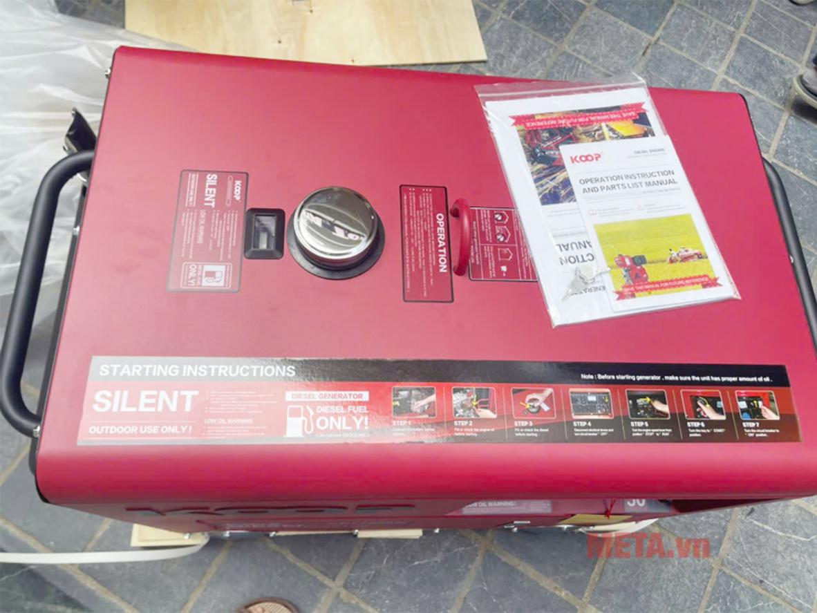 Động cơ Koop KD188FAE là nền tảng vận hành ổn định của KDF7500Q.