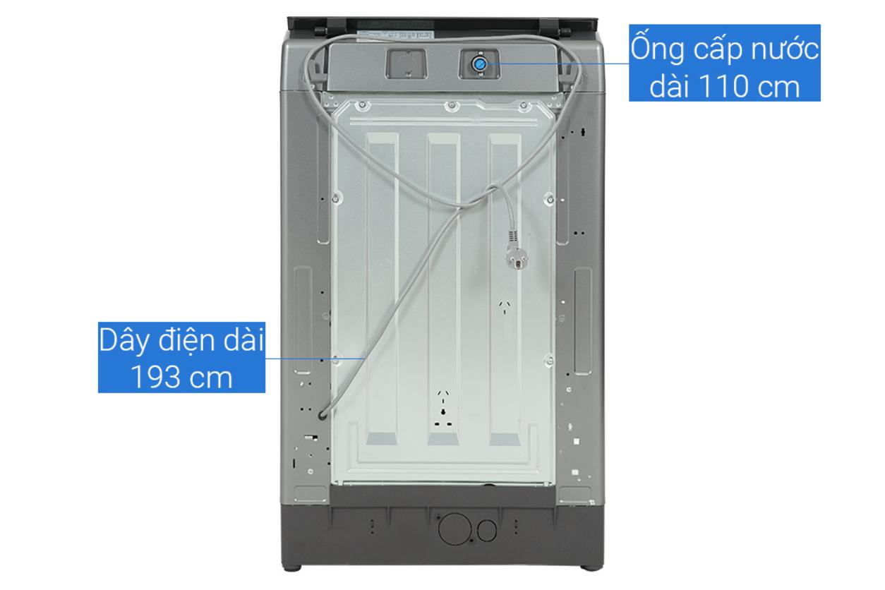 Động cơ truyền động trực tiếp giúp máy vận hành êm và bền bỉ hơn.