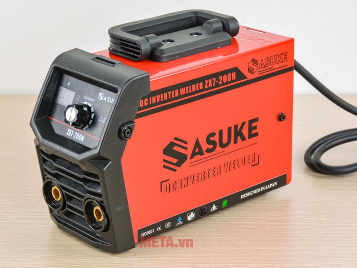 Dải dòng 20A – 200A cho phép chọn mức hàn phù hợp từng vật liệu.