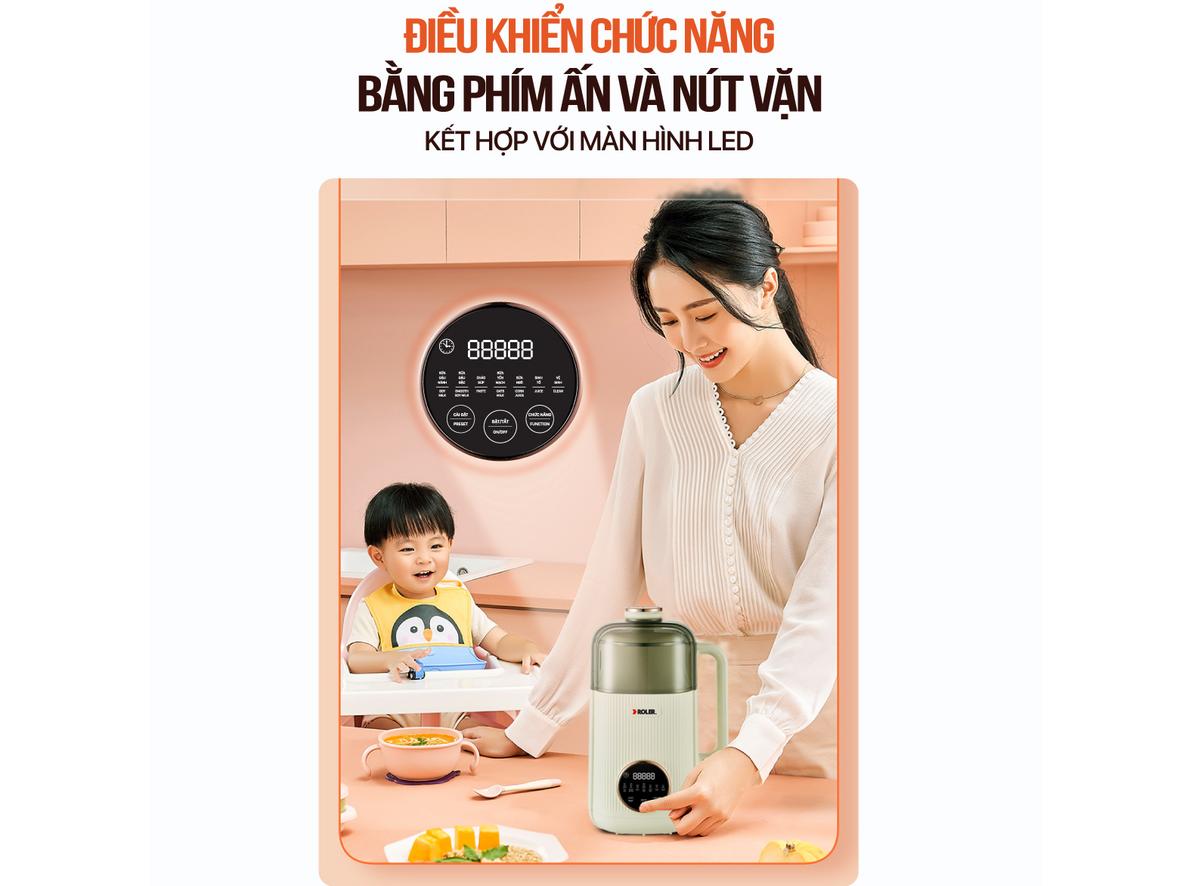 Dung tích 800ml phù hợp gia đình nhỏ
