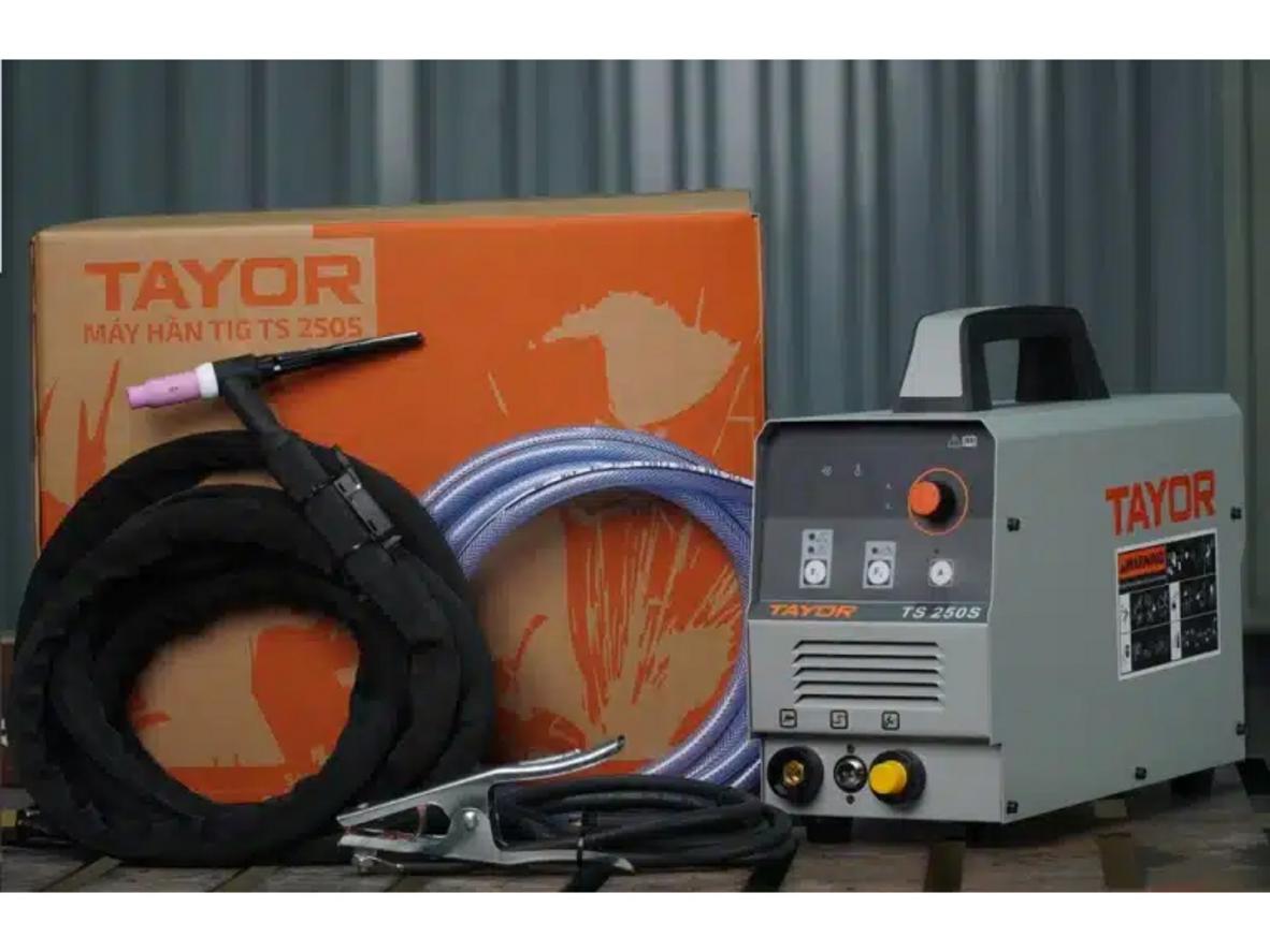 Dải 15–250A giúp TS-250S xử lý nhiều độ dày vật liệu.