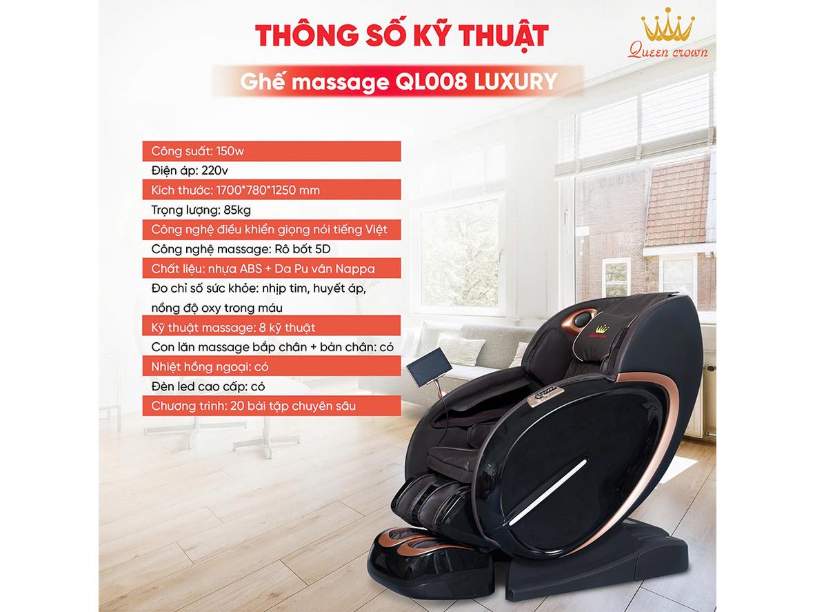 SL 145cm và túi khí toàn thân kép.