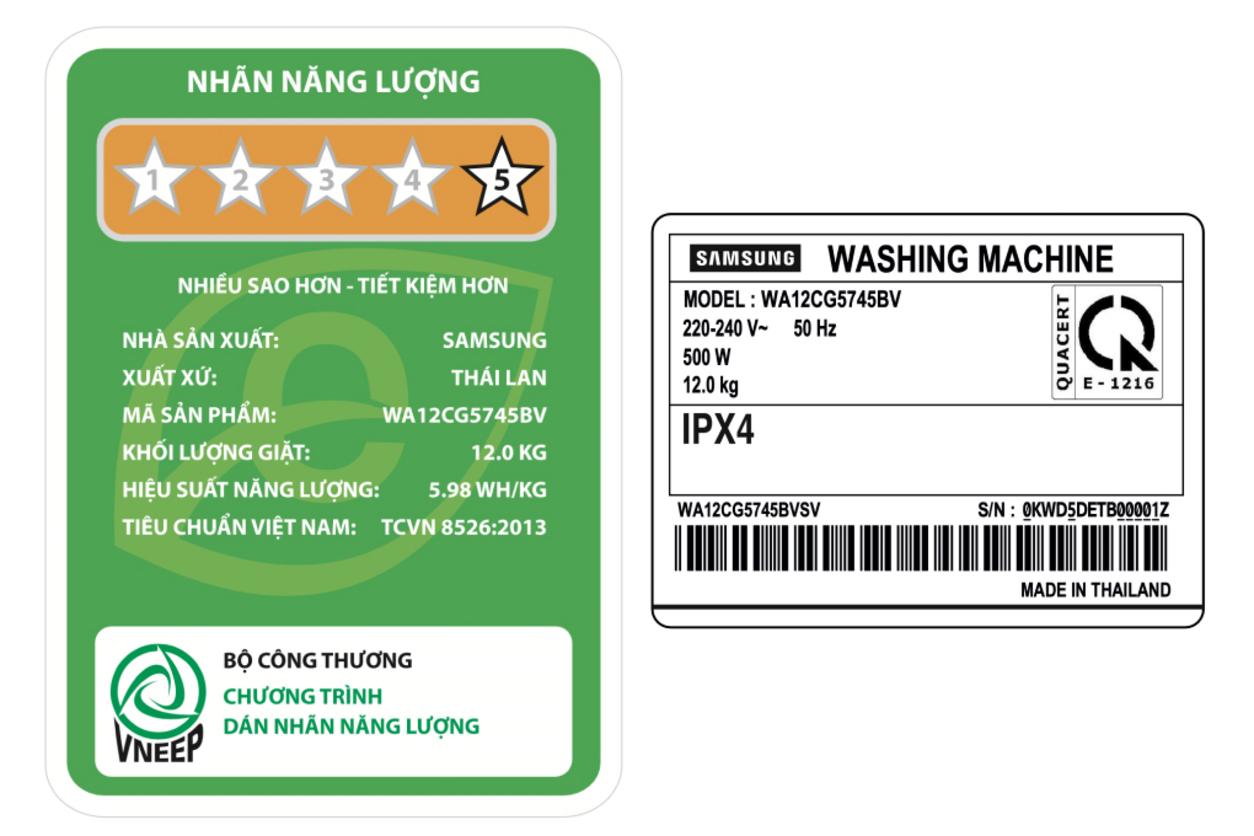 Eco Tub Clean giữ lồng giặt sạch, Air Turbo hỗ trợ làm khô nhanh hơn.