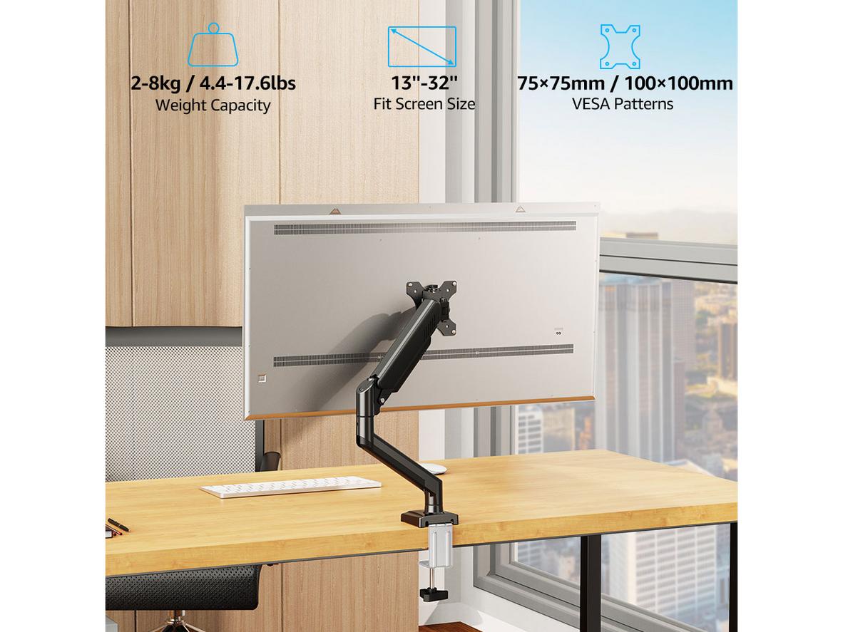 Kết cấu chắc chắn giúp EDRA EMA7303 giữ màn hình ổn định.