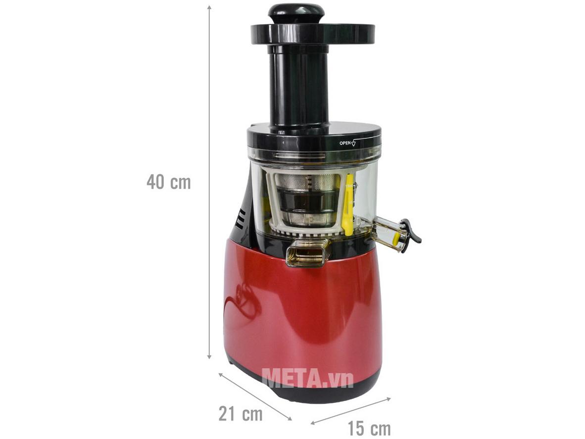 Tốc độ ép chậm giúp giữ vị tươi và hạn chế sinh nhiệt.