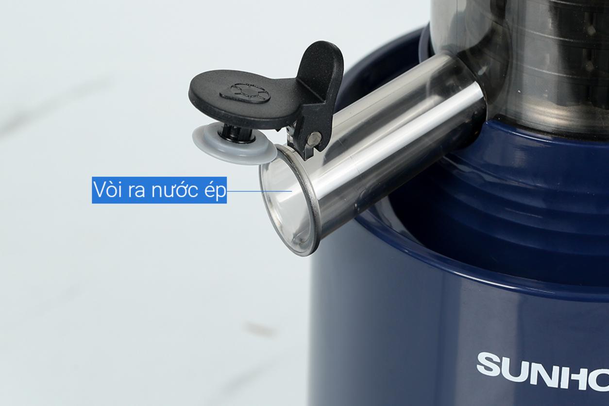 Ép chậm 65 vòng/phút giúp giữ vị tươi ngon