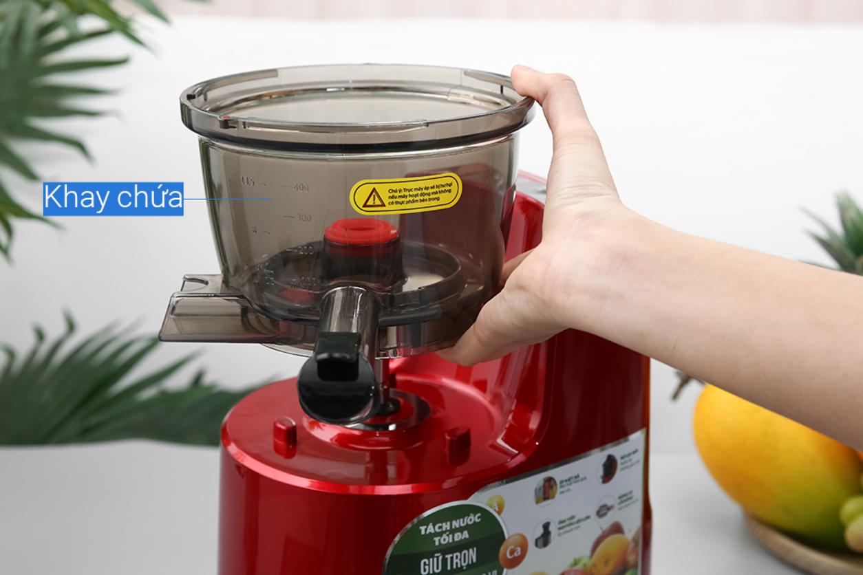 Ép chậm giúp giữ hương vị tự nhiên và hạn chế bã.