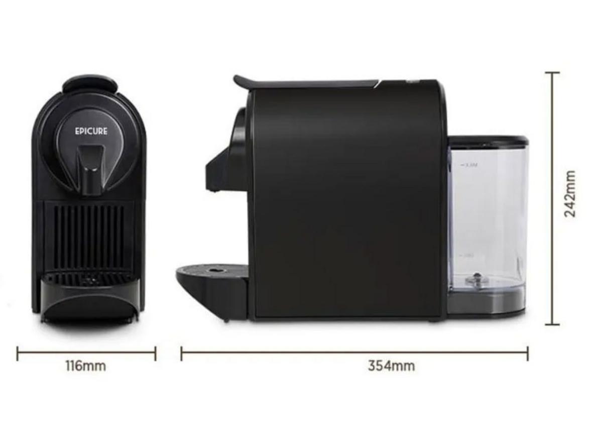 Công suất 1.400W giúp Epicure Intenso G2 làm nóng nhanh khoảng 25 giây.