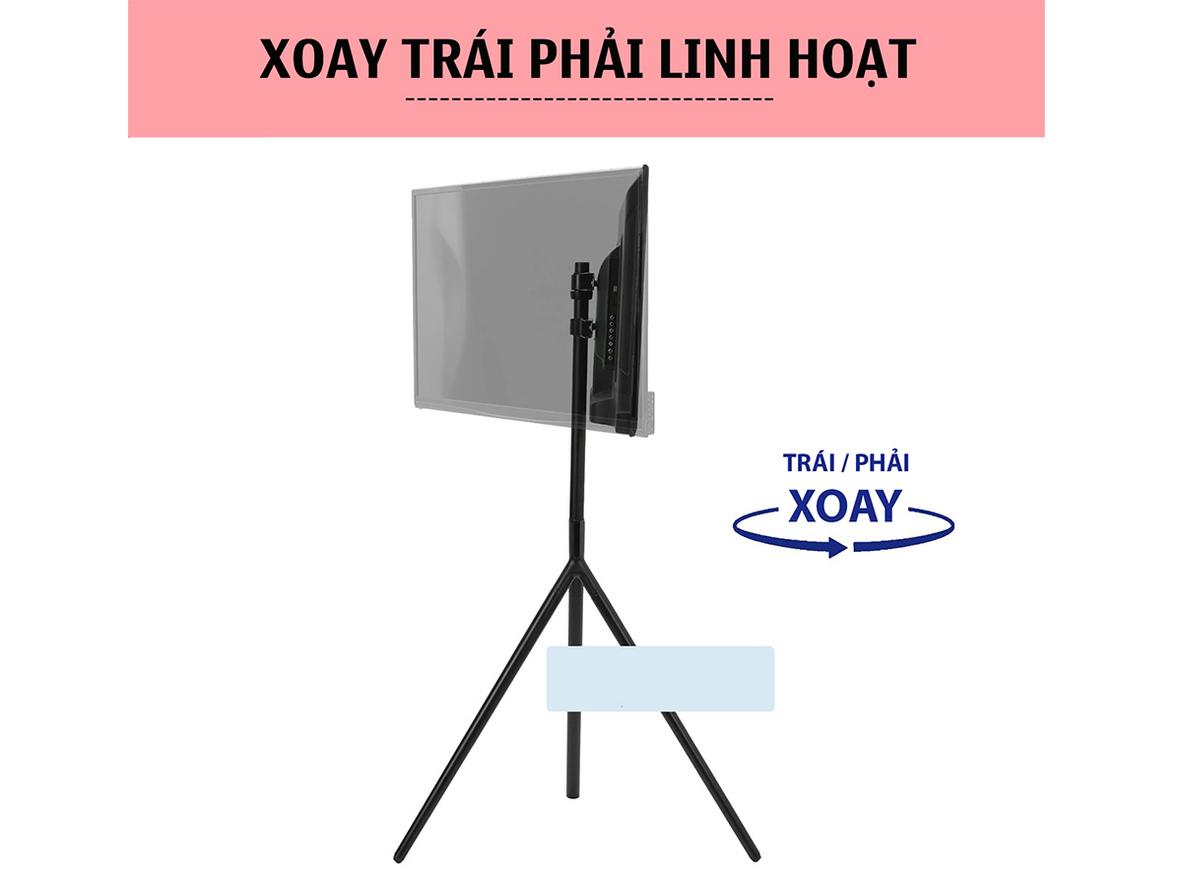 Chiều cao tối đa 1370mm giúp tối ưu góc nhìn ở nhiều không gian.