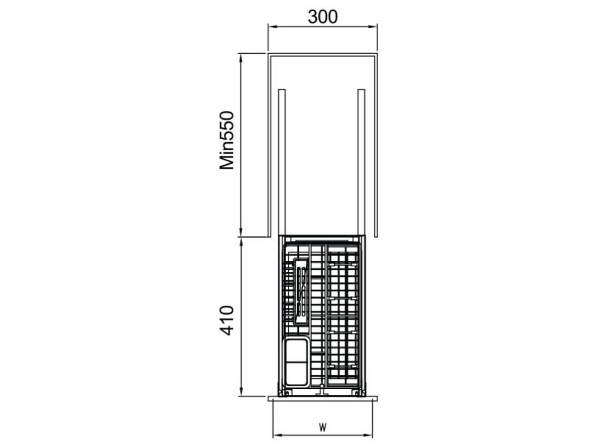 Inox 304 giúp sản phẩm bền đẹp và phù hợp môi trường bếp ẩm.