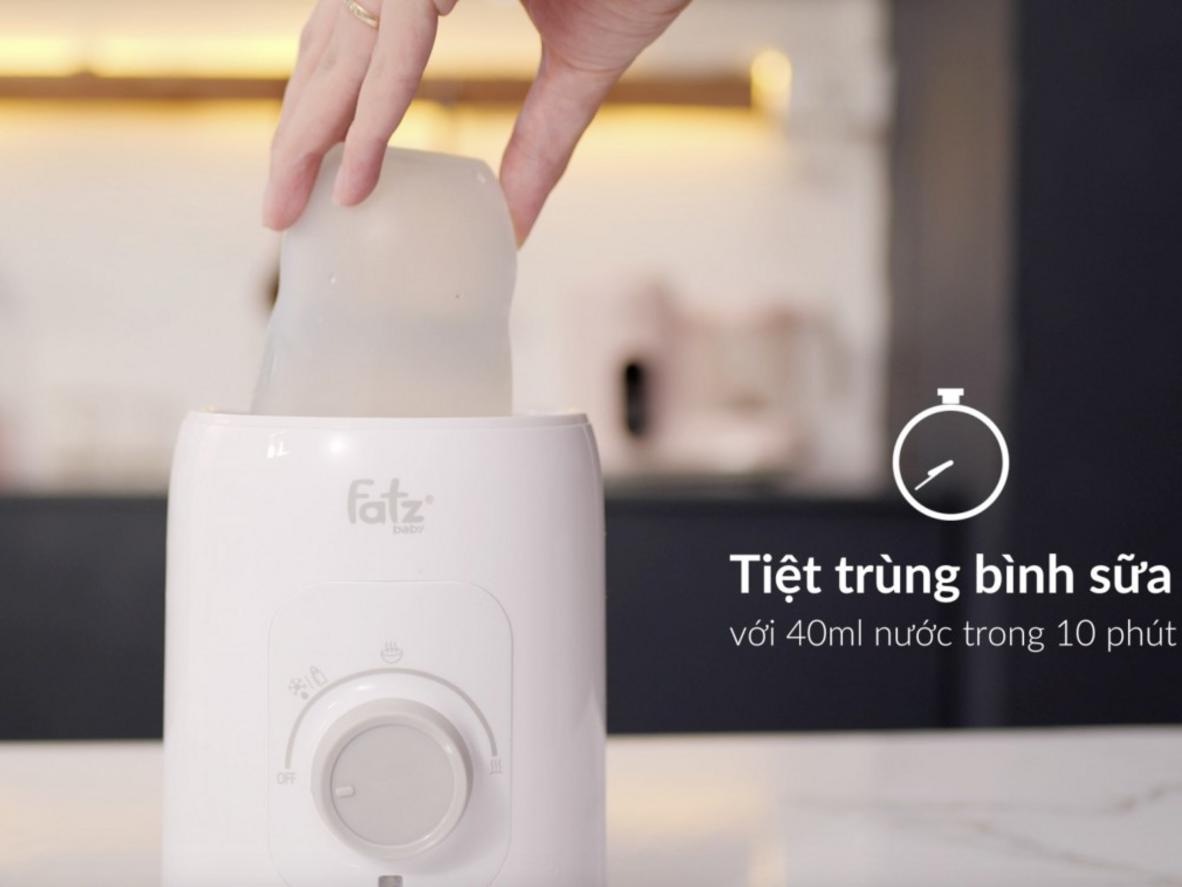 4 dải nhiệt riêng biệt cho từng nhu cầu chăm bé.