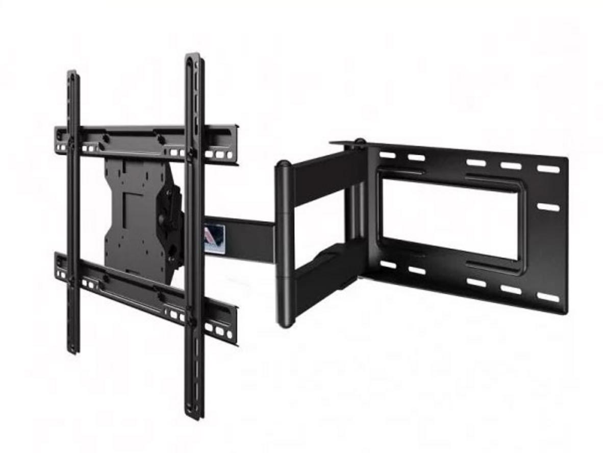 Cánh tay kéo dài 712mm giúp giá treo TV xoay NBSP2 linh hoạt khi lắp góc tường.