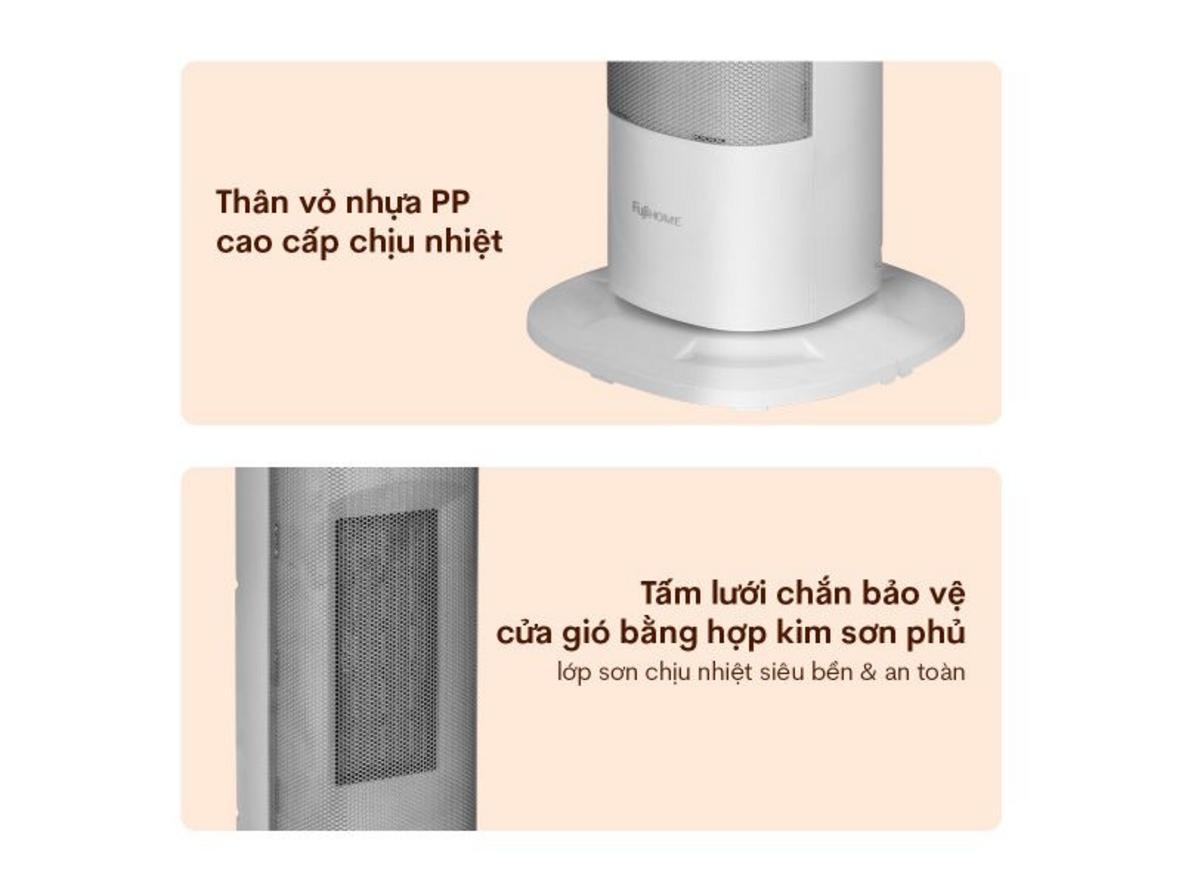Hẹn giờ 24 giờ hỗ trợ dùng ban đêm thuận tiện.