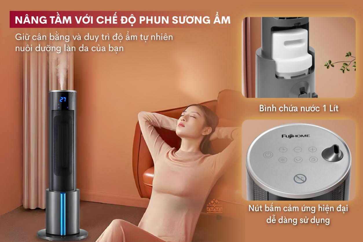 Phù hợp phòng ngủ, phòng khách nhỏ và văn phòng cá nhân.