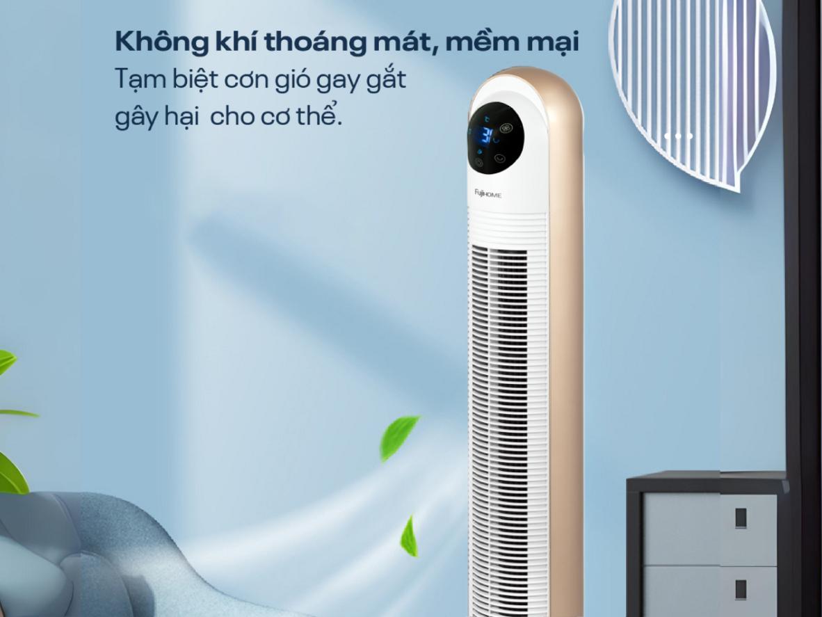 ABS cao cấp và góc quay 90 độ tăng độ bền lẫn khả năng tản gió.
