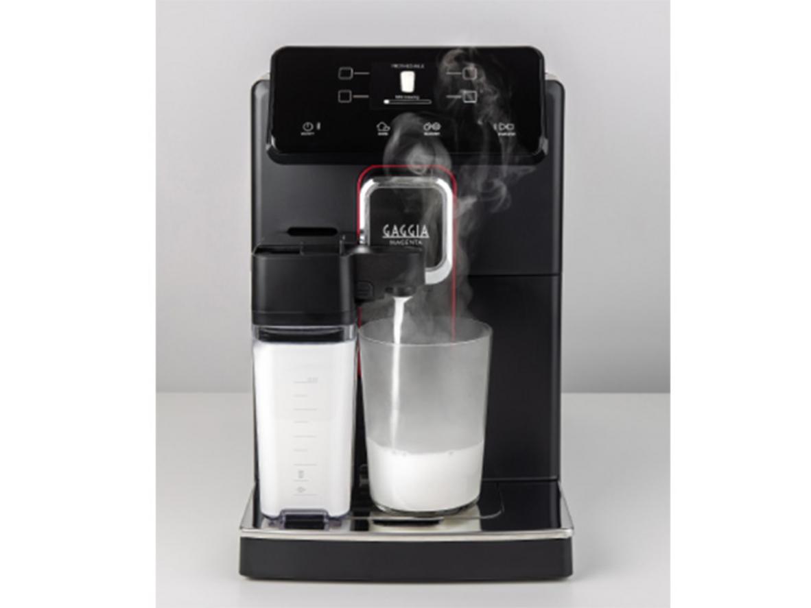 12 loại đồ uống, bình sữa 0,5 lít và trải nghiệm pha tự động của Gaggia Magenta Prestige.