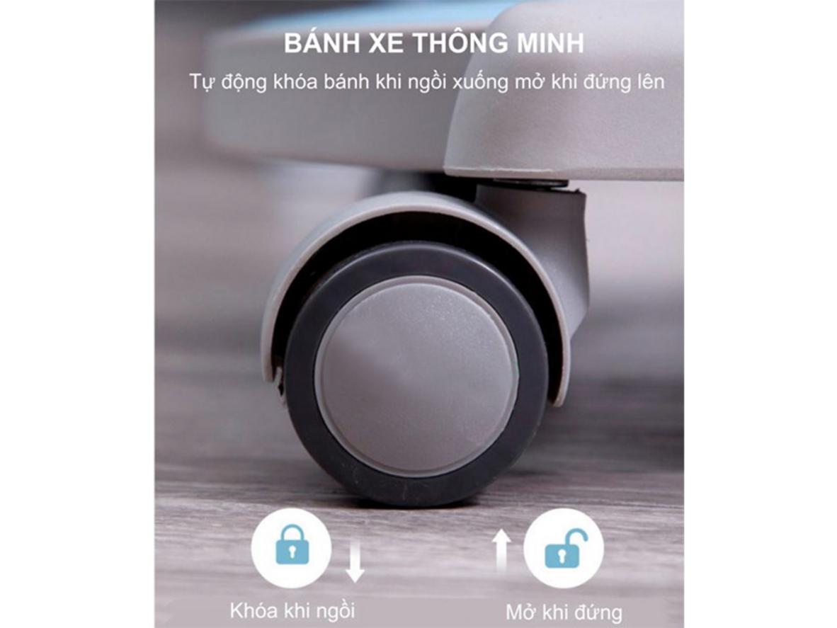 Mặt ghế cao su và khung thép sơn tĩnh điện bền bỉ