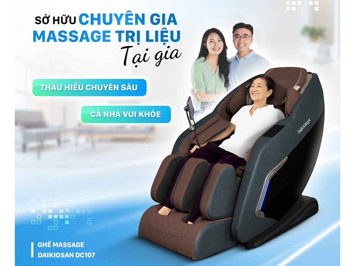 Tổng quan Ghế massage Daikiosan DC107