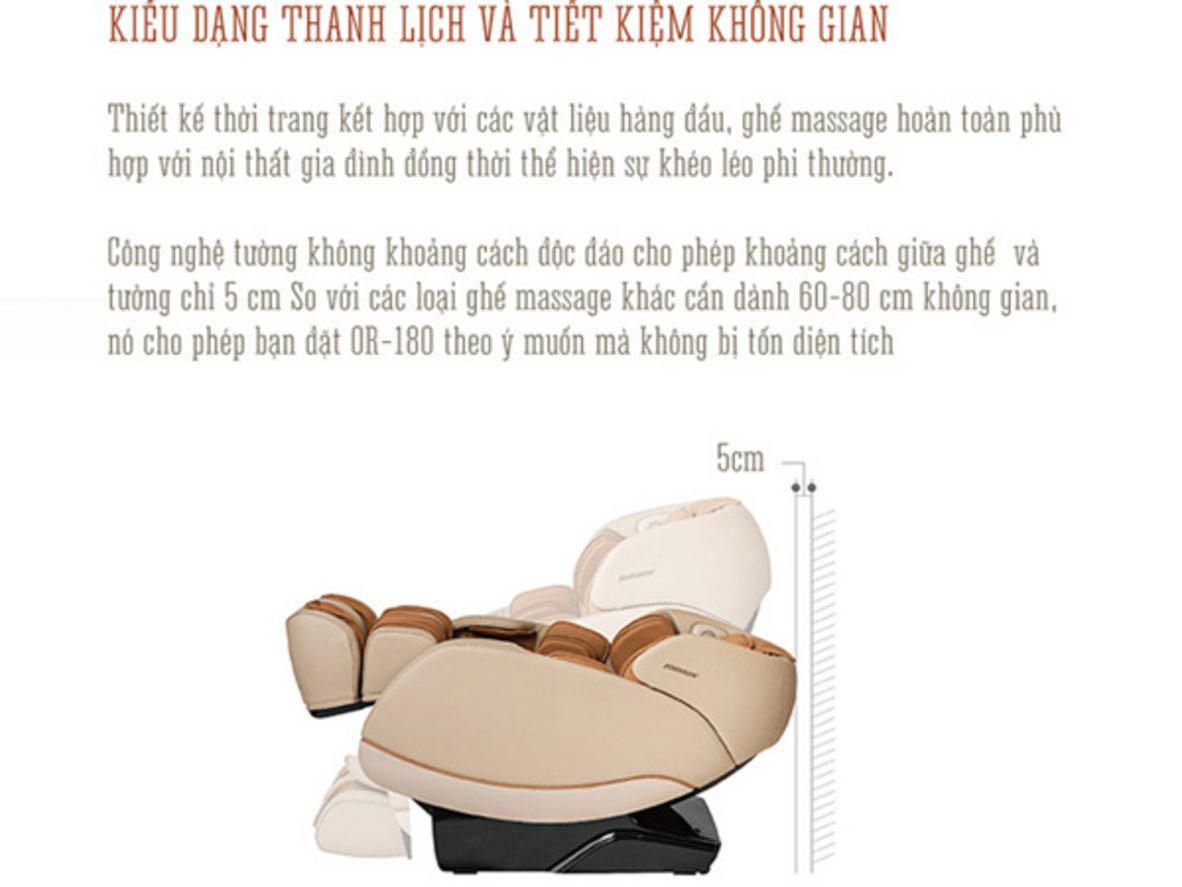 68 túi khí hỗ trợ thư giãn nhiều vùng cơ cùng lúc